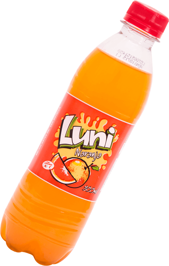 Bebidas Refrescantes | Luni naranja botella355ml